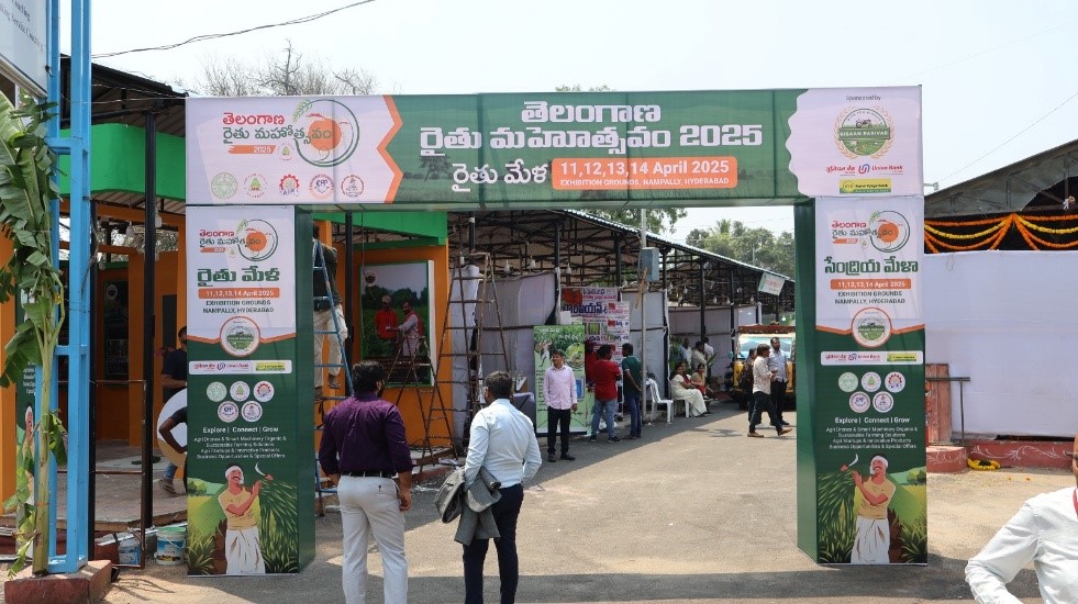 Strong Presence at Telangana Rythu Mahotsavam