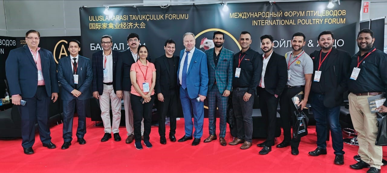 President Dr. Sergey Shadaev of Euroasian Poultry Association and team IPEMA