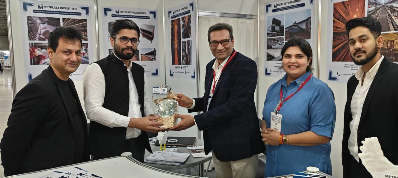 Sri Rajnish Patidar, Deputy Head of the Economic Wing at the Indian High Commission in Moscow, with IPEMA members at the Meat and Poultry Industry Russia Expo 2024.