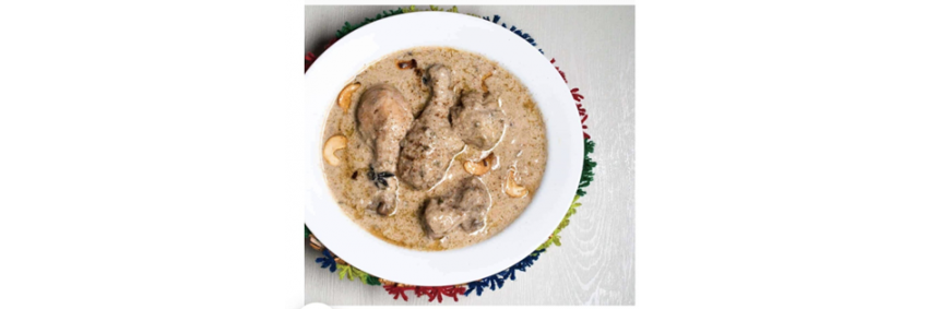 White Creamy chicken Korma