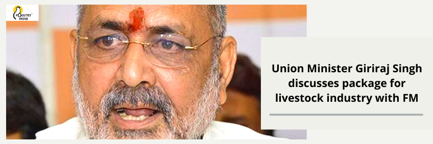 COVID-19 taskforce: Giriraj Singh discusses package for livestock industry with FM